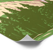 Yosemite National Park, CA | Ribbon Falls Poster (Ecke)