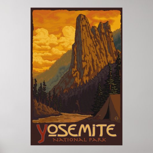 Yosemite National Park, CA - Sentinel Rock Poster (Vorne)