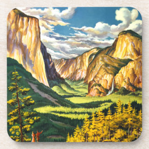 Yosemite National Park California Reise Kunst Getränkeuntersetzer
