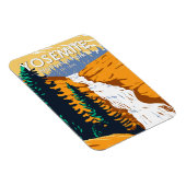 Yosemite National Park Chilnualna Falls California Magnet (Rechte Seite)