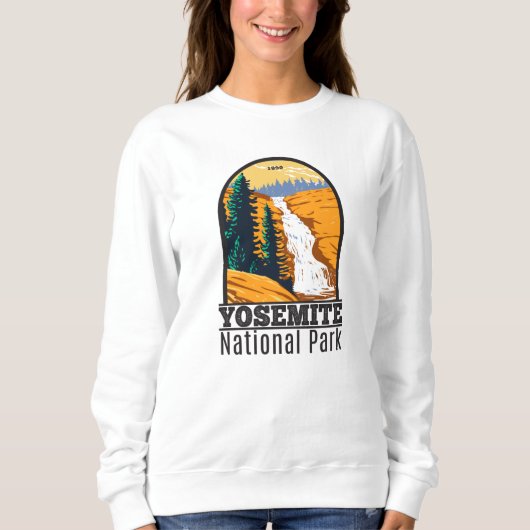 Yosemite National Park Chilnualna Falls California Sweatshirt (Vorderseite)