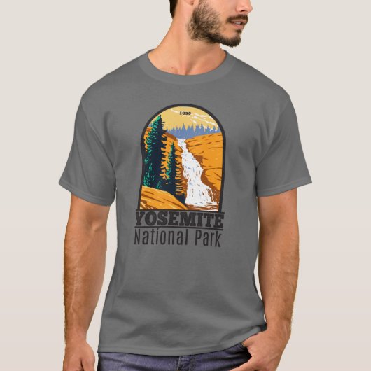 Yosemite National Park Chilnualna Falls California T-Shirt (Vorderseite)