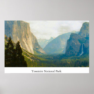 Yosemite National Park Different View Poster
