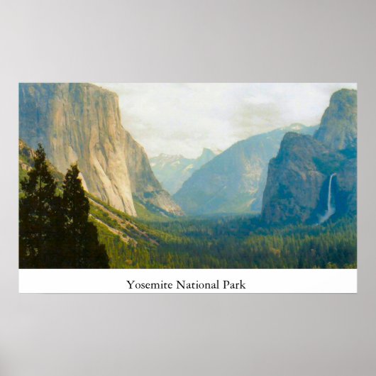 Yosemite National Park Different View Poster (Vorne)