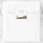 Yosemite National Park Gastgeschenk Hochzeit Viele Quadratischer Aufkleber (Tasche)