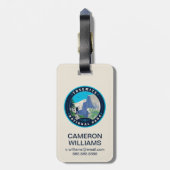 Yosemite National Park Gepäckanhänger (Rückseite vertikal)