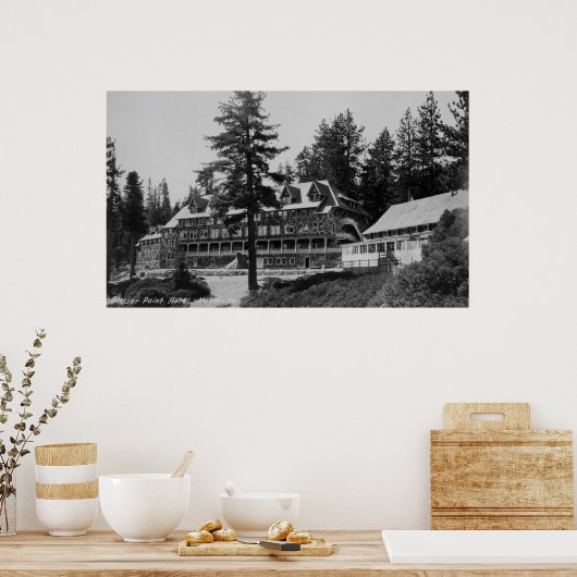 Yosemite National Park Glacier Point Lodge Poster (Küche)