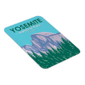 Yosemite National Park Halb Dome California Magnet (Rechte Seite)