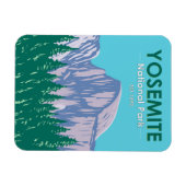 Yosemite National Park Halb Dome California Magnet (Horizontal)