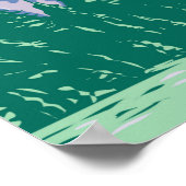 Yosemite National Park Halb Dome California Poster (Ecke)