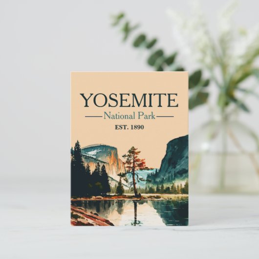 Yosemite National Park Halb Dome California Postkarte (Stehend Vorderseite)