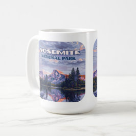 Yosemite National Park Halb Dome California Sunset Kaffeetasse