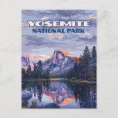 Yosemite National Park Halb Dome California Sunset Postkarte (Vorderseite)