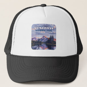Yosemite National Park Halb Dome California Sunset Truckerkappe