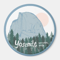 Yosemite National Park Half Dome Blue
