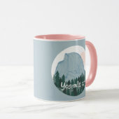 Yosemite National Park Half Dome Blue Tasse (VorderseiteRechts)