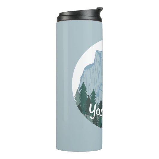 Yosemite National Park Half Dome Blue Thermosbecher (Nach links gedreht)