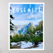 Yosemite National Park Half Dome Poster (Vorne)