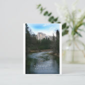 Yosemite National Park Half Dome Postkarte (Stehend Vorderseite)