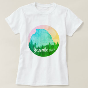 Yosemite National Park Half Dome texturiert T-Shirt