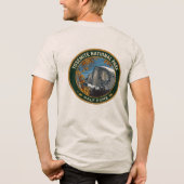Yosemite National Park - Half Dome  Tri-Blend Shirt (Rückseite)