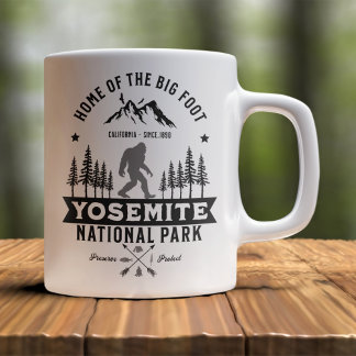 Yosemite National Park Home of the Big Foot Funny Kaffeetasse