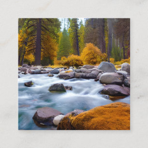Yosemite National Park ist ein renommierter Nation Quadratische Visitenkarte