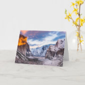 Yosemite National Park, Kalifornien Karte (Gelbe Blume)