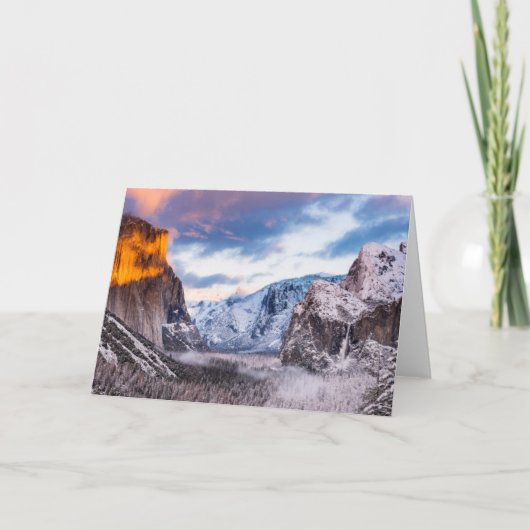 Yosemite National Park, Kalifornien Karte (Vorderseite)