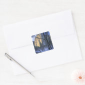 YOSEMITE NATIONAL PARK, KALIFORNIEN. USA. Hell Quadratischer Aufkleber (Umschlag)