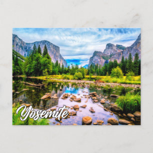 Yosemite National Park, Kalifornien, USA Postkarte