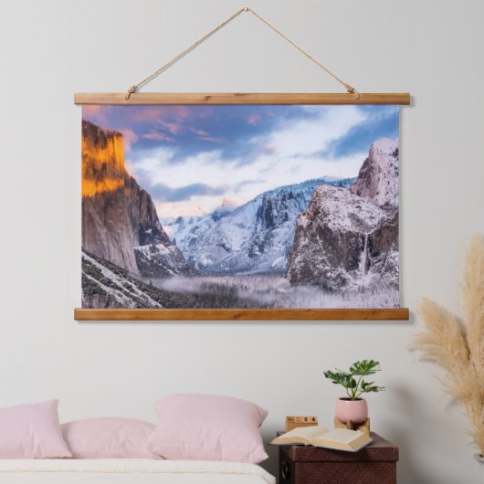 Yosemite National Park, Kalifornien Wandteppich Mit Holzrahmen (Schlafzimmer)