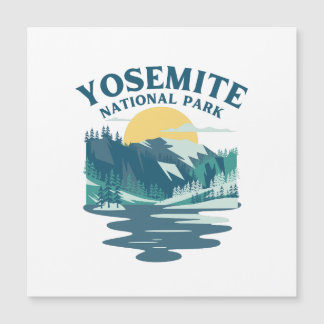 Yosemite National Park Magnetkarte
