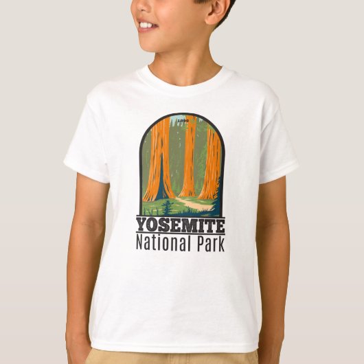 Yosemite National Park Mariposa Grove California T-Shirt (Vorderseite)