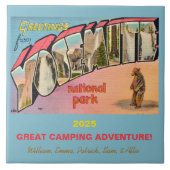 Yosemite National Park Memory Tile Fliese (Vorderseite)