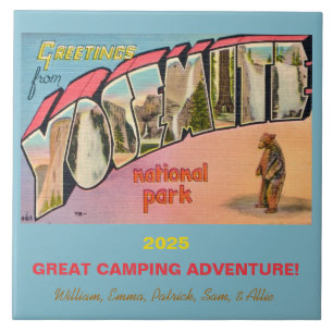 Yosemite National Park Memory Tile Fliese
