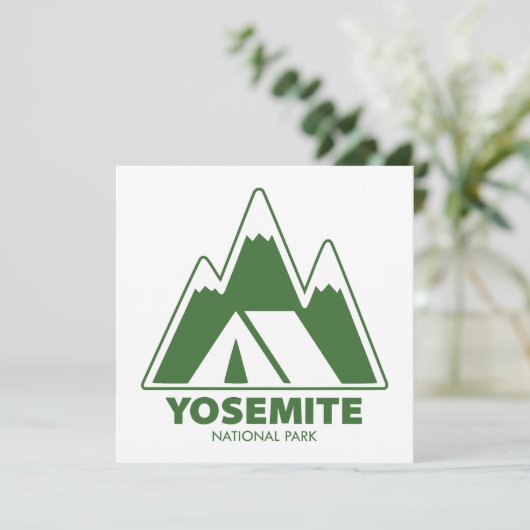 Yosemite National Park Mountains Camping (Stehend Vorderseite)