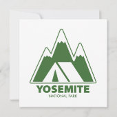 Yosemite National Park Mountains Camping (Rückseite)