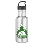 Yosemite National Park Mountains Camping Edelstahlflasche (Vorderseite)