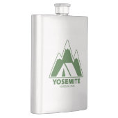 Yosemite National Park Mountains Camping Flachmann (Rechts)