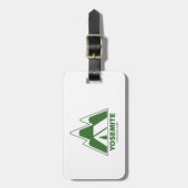 Yosemite National Park Mountains Camping Gepäckanhänger (Vorderseite vertikal)