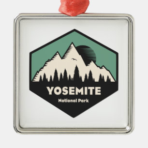 Yosemite National Park Ornament Aus Metall