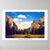 Yosemite National Park Poster (Vorne)