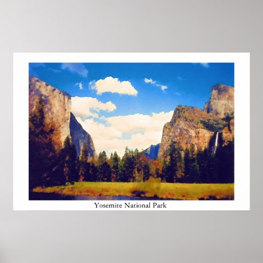 Yosemite National Park Poster (Vorne)