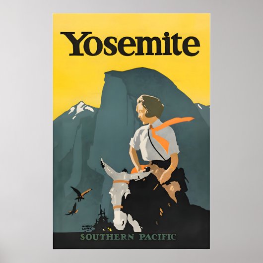 Yosemite National Park Poster Maurice Logan Kunst (Vorne)