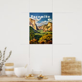 Yosemite National Park Reiseplakat Poster (Küche)