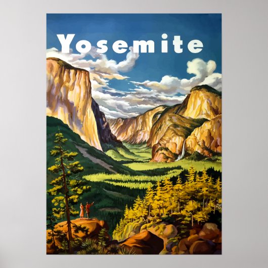 Yosemite National Park Reiseplakat Poster (Vorne)