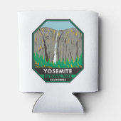 Yosemite National Park Ribbon Falls California Dosenkühler (Rückseite)