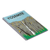 Yosemite National Park Ribbon Falls California Notizblock (Rechte Seite)
