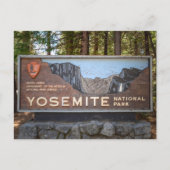 Yosemite National Park – Rustikale Reisefotografie Postkarte (Vorderseite)